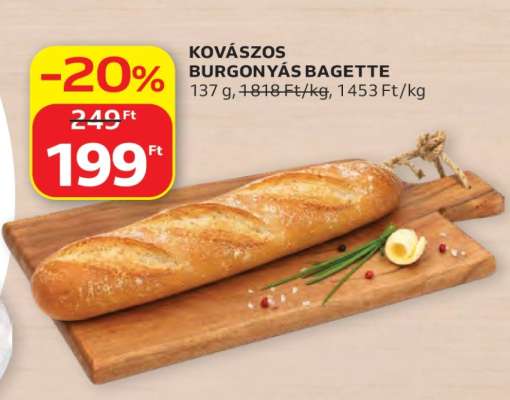 Kovászos, Burgonyás Bagette