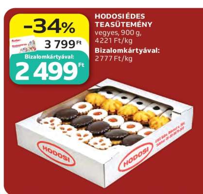 HODOSÍ ÉDES TEASÜTEMÉNY