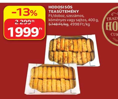 Hodosi Sós Teasütemény
