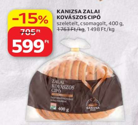 KANIZSA ZALAI KOVÁSZOS CIPÓ