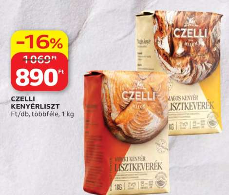 CZELLI KENYÉRLISZT