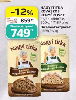 NAGYI TITKA KOVÁSZOS KENYÉRLISZT