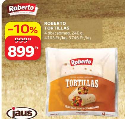 Roberto tortillas