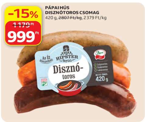 Pápai Hús Disznótoros Csomag