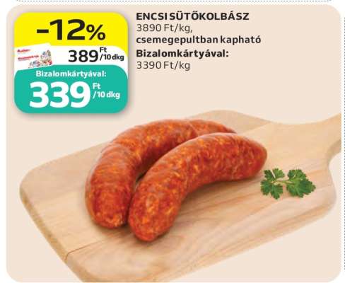 ENCSI SÜTŐKOLBÁSZ