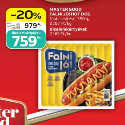 MASTER GOOD FALNI JÓ! HOT DOG