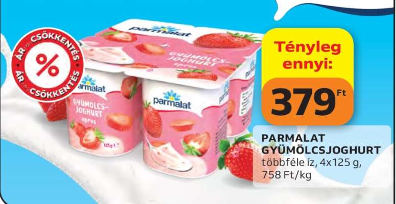 Parmalat Gyümölcsjoghurt