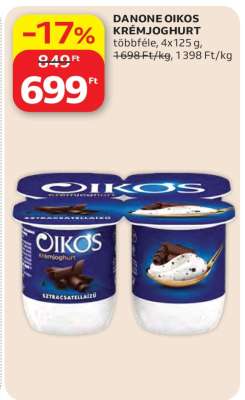 DANONE Oikos krémjoghurt
