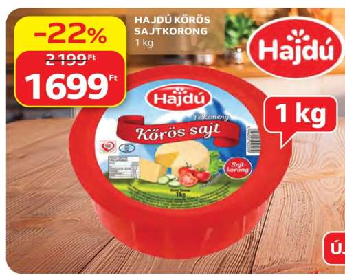 Hajdú Körös sajtkorong