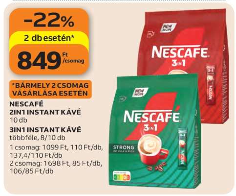 NESCAFÉ 2IN1 INSTANT KÁVÉ