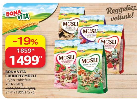 Bona Vita Crunchy Müzli