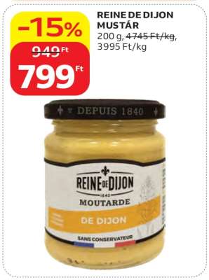 Reine de Dijon mustár