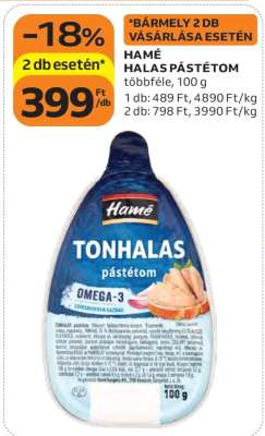 Hamé halas pástétom
