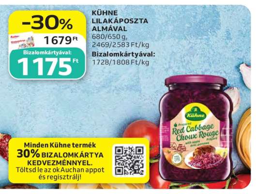 KÜHNE LILAKÁPOSZTA ALMÁVAL