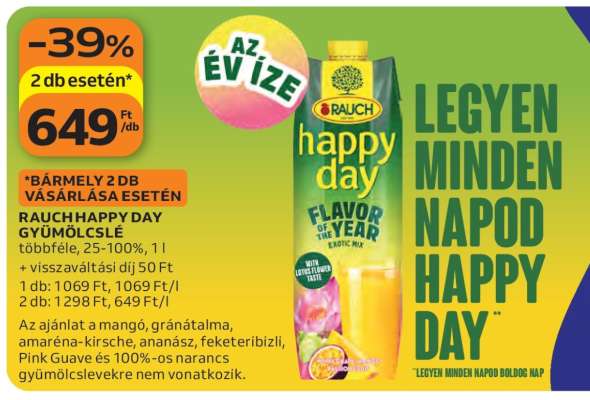 Rauch Happy Day Gyümölcslé