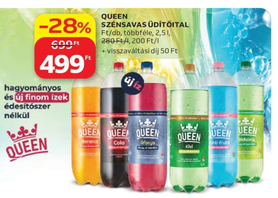 QUEEN SZÉNSAVAS ÜDÍTŐITAL
