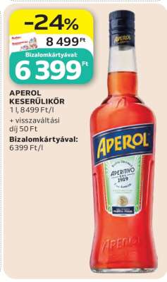 APEROL KESERŰLIKŐR