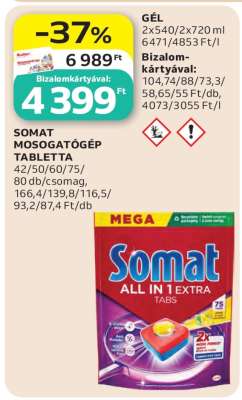 Somat Mosogatógép Tabletta