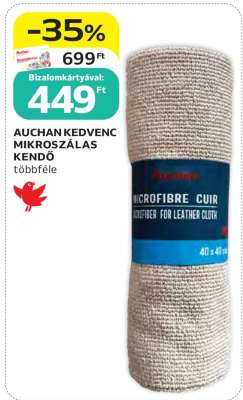 AUCHAN KEDVENC MIKROSZÁLAS KENDŐ