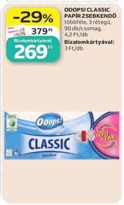 Ooops! Classic papír zsebkendő