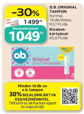 O.B. ORIGINAL TAMPON