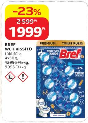 Bref WC-Frissítő