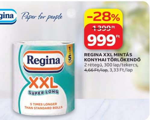 REGINA XXL MINTÁS KONYHAI TÖRLŐKENDŐ