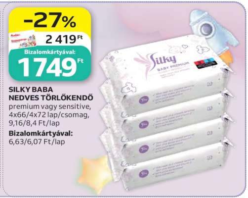 SILKY BABA NEDVES TÖRLŐKENDŐ