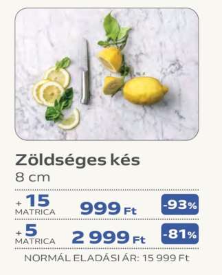 Zöldséges kés