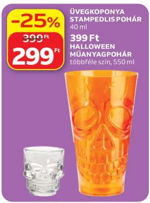 ÜVEGKOPONYA STAMPEDLIS POHÁR
