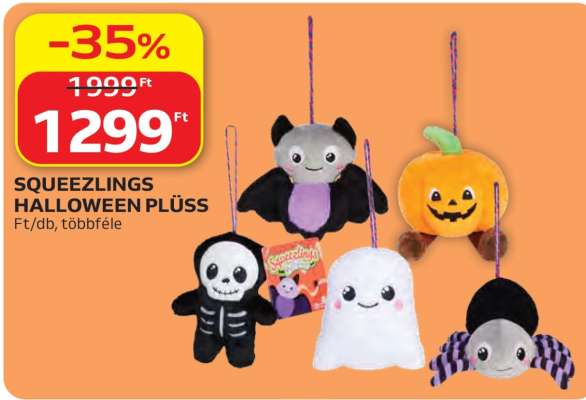 Squeezlings Halloween Plüss