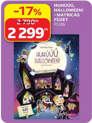 HUHÚÚÚ, HALLOWEEN! – MATRICÁS FÜZET