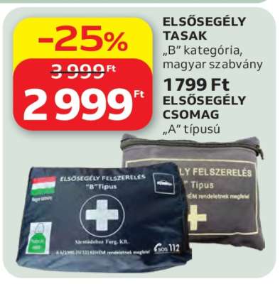 ELSŐSEGÉLY TASAK