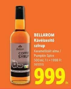 BELLAROM Kávéízesítő szirup