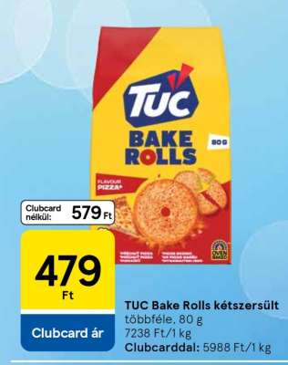 TUC Bake Rolls kétszersült