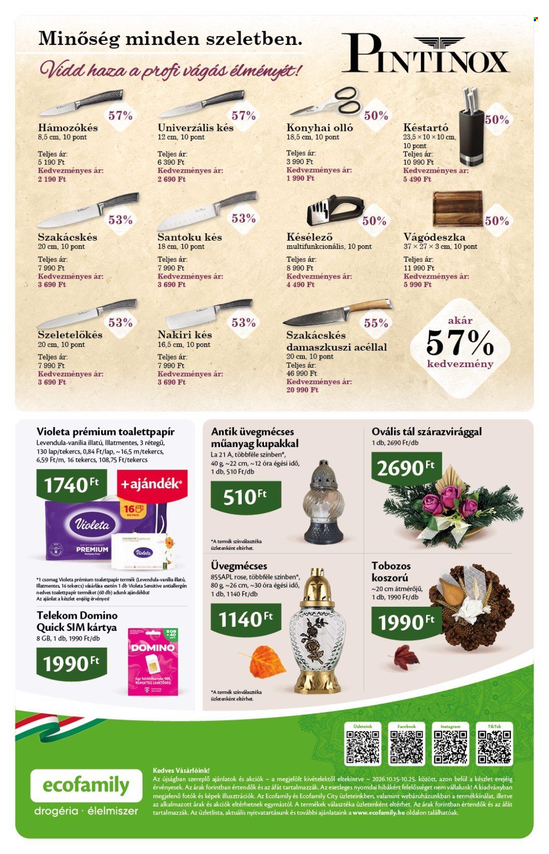 EcoFamily akciós újságok - 2026.10.15 - 2026.10.25. Oldal 8