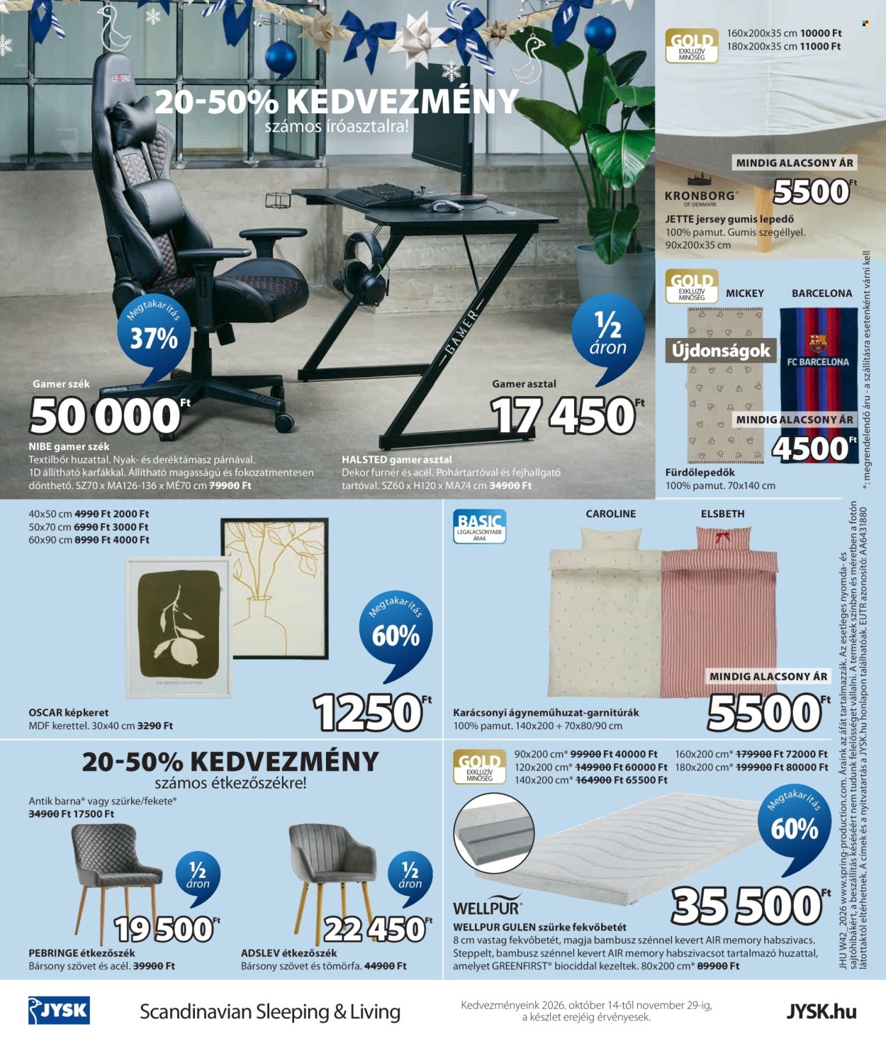 JYSK akciós újságok - 2026.10.14 - 2026.11.29. Oldal 25