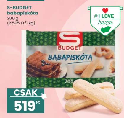 S-BUDGET babapiskóta
