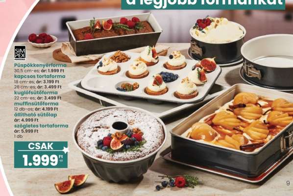Szögletes tortaforma