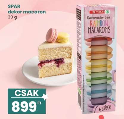 SPAR dekor macaron