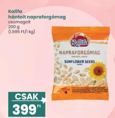 Kalifa hántolt napraforgómag