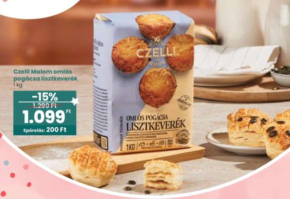 Czelli Malom omlós pogácsa lisztkeverék
