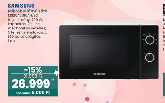 SAMSUNG Mikrohullámú sütő