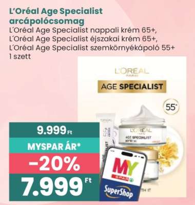L’Oréal Age Specialist arcápolócsomag