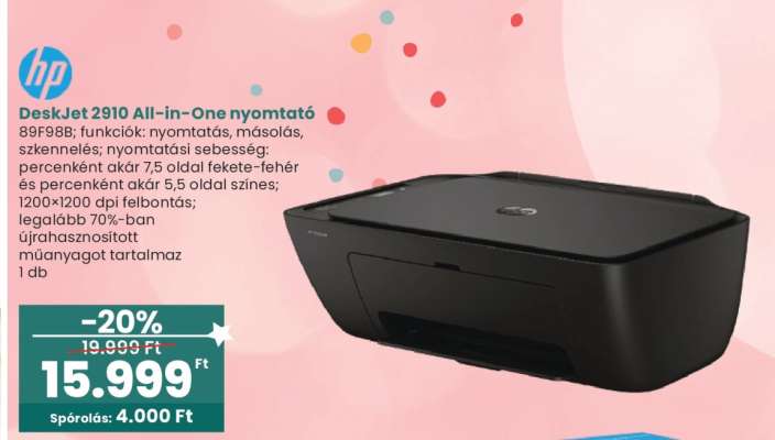 DeskJet 2910 All-in-One nyomtató
