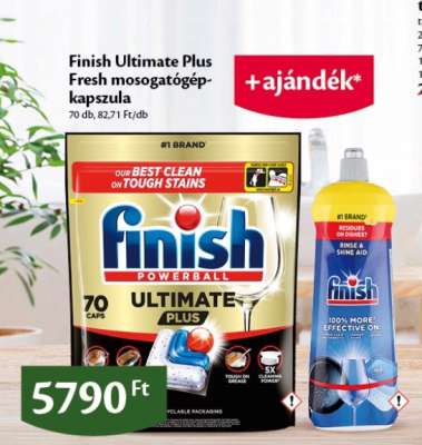Finish Ultimate Plus Fresh mosogatógép-kapszula