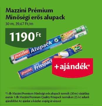 Mazzini Premium Minőségi erős alupack