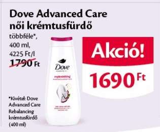 Dove Advanced Care női krémtusfürdő