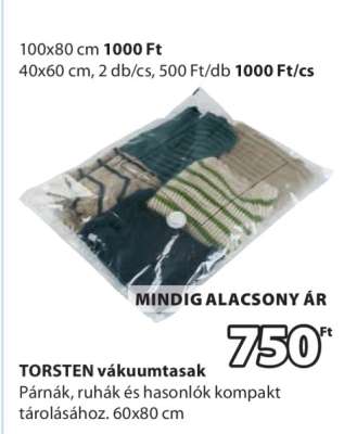 TORSTEN vákuumtasak