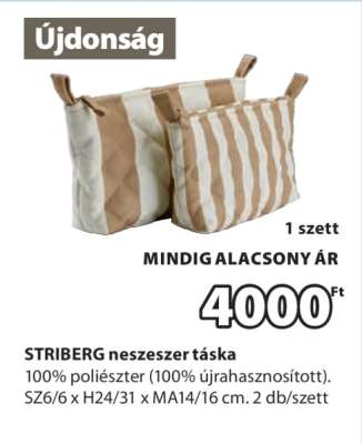 STRIBERG neszeszer táska